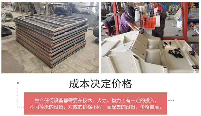 直線篩分機篩網(wǎng)，篩箱部件展示